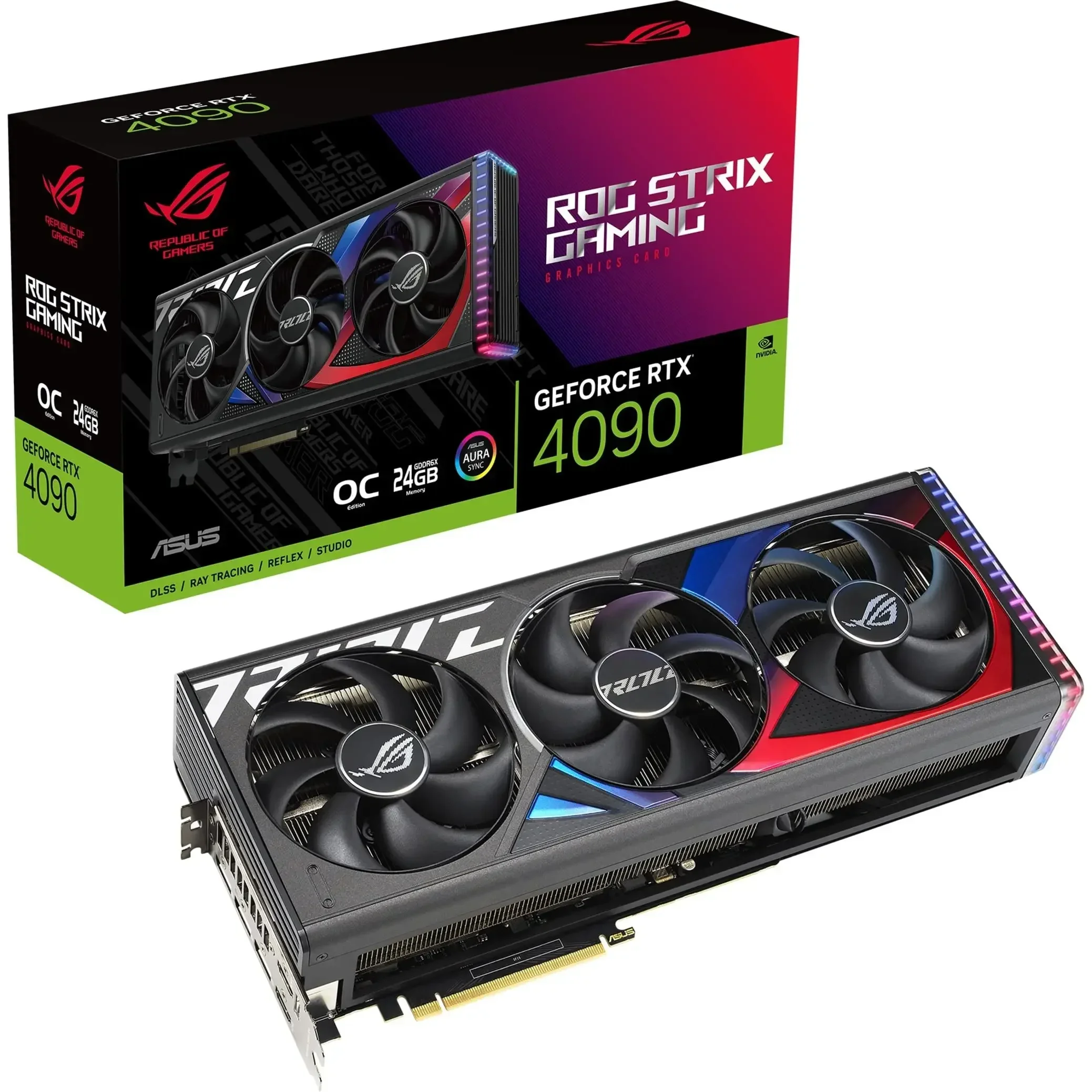 Rtx 4090 24Gb Graphics Card - Rog_Strix_GeForce_RTX - 4090 OC 24GB grafik